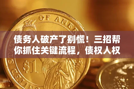 武汉债务人破产了别慌！三招帮你抓住关键流程，债权人权益不再缩水