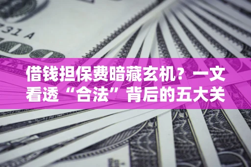 武汉借钱担保费暗藏玄机？一文看透“合法”背后的五大关键陷阱
