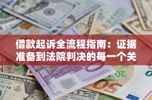 武汉借款起诉全流程指南：证据准备到法院判决的每一个关键步骤