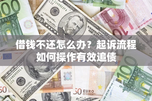 武汉借钱不还怎么办？起诉流程如何操作有效追债