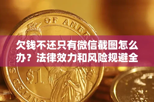 武汉欠钱不还只有微信截图怎么办？法律效力和风险规避全解析