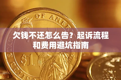 武汉欠钱不还怎么告?起诉流程和费用避坑指南 武汉欠钱不还怎么告?起诉流程和费用避坑指南