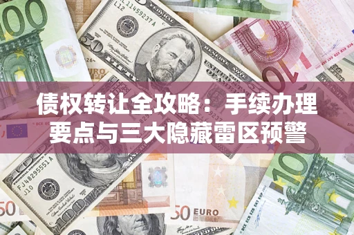 武汉债权转让全攻略：手续办理要点与三大隐藏雷区预警